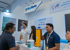 A busy booth of BlueTerra
