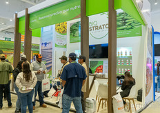 Busy booth of BioStrato.
