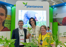 Gozálo Fonseca, Alexei Rico, Tiia Kujampaa at Plantanova's booth.
