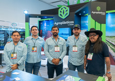 ICUSA Agroplásticos team and visitor.