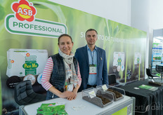 Olesia Klimchuk, Andris Zepers, ASB Professional, offering substrates