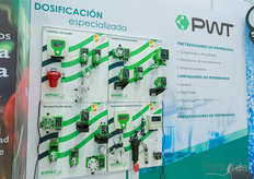 Water technologies de México booth.
