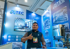 Ritec's  José Flores is having a great time