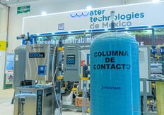 Water technologies de México booth.
