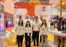 Team of NIF Agri Support together with Boudewijn van Wesemael, Kees Verkerk, and René Ratterman (Wesemael Group) at IPM Beijing 2026.