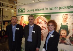 Cor Janssen, Jan van Hoef and Gerti Rongen of Limex