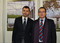 Gustavo Alvarez Pérez and Manuel Guerrero from Asthor Agricola. For more information visit: www.asthor.com or read this interview with Manuel: http://www.hortidaily.com/article/323/Growers-worldwide-increasingly-famliar-with-possibilities-of-modern-technlogy