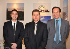 Sascha Nazem from T.I.G. Gewachshausbau joins Nicolas Bernhard an Yves Desjardins from Richel Greenhouses.