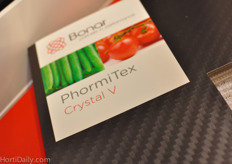 Bonar presented a new screen fabric for climate control and energy saving: PhormiTex