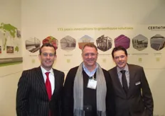 John Meijer (Certhon), Paolo Battistel (Ceres, Italy) en Marc Vijverberg (Certhon)