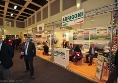 Busy in the booth of Arrigoni