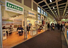 Irritec shared a booth with the other Italian companies Lucchini, Pati and Arrigoni.
