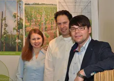 Olga Toropenko, Boudewijn Haasse and Alex van Nifterik from NIF Agro Supplies.