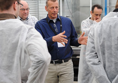 In the water-technical room, Voogt explained how the irrigation of all of the separate compartiments is managed.