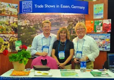 Alle the way from Germany: Philip, Karen and Wolfgang from IPM Essen.