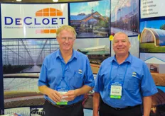 Ben de Cloet and Patrick Coppens from De Cloet Greenhouses.