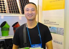 Li Mi Cheng from BoMan Energy Saving Shading Screens is exhibiting at almost every greenhouse related trade show that exists.