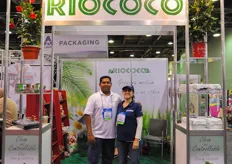 Shan Halamba and Argy J Kontogiannis from Riococo at the last day of the show.