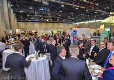 At Tuesday, the Dutch exhibitors were welcomed at a networking party organized by the reps of the Dutch topsector Horticulture and Starting Materials and the agricultural counselor of Hungary.