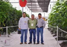 Carlos Arana, Gonzalo Tovar and Antonio Guerrero from Enza Zaden Mexico