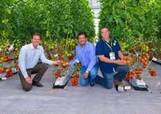 Thijs Peekstok, Eduardo Salcedo and Damian Solomon from Monsanto at the De Ruiter trials. Merlice was looking very strong at the show. A complete interview with them will follow on HortiDaily.com soon.