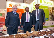 Rainer Lindner, Dunston Joseph and Mr Sivakar from Sivanthi Joe Substrates