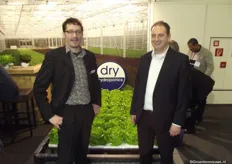 Maurice van der Knaap (Dry Hydroponics) and Aad van den Berg (GreenQ)