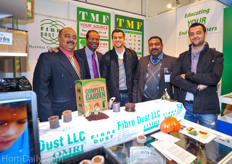 The team from Fibre Dust together with Ismael Mendez of Megasa.