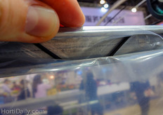 Many Chinese plastic greenhouses are constructed with special frames to attach the polyfilms.