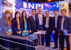 Arjen van Dijk from NPI Water Storage together with his local distributors and installers of Demarc Trading