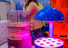 Home gardening concepts at the booth of Beijing Kingpeng