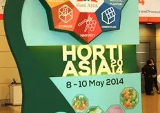 HortiAsia 2014 is a big happening in Bangkok. There are promotion signs everywhere in and around the Bitec Exhibition Centre.