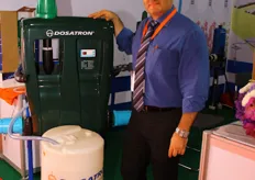 Thierry Claireau of Dosatron is very proud of the new water powered dosing technology. An article about this new technology will be published soon at hortidaily.com.