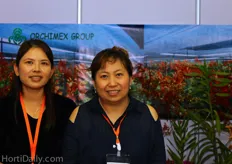 Chittiwan Ratanapeanchai of Orchimex Group and Sujin Wongwatthanakan, Grower and Exporter of Thailand Orchids.