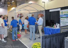 Solawrap brought a complete structure to their larger booth this year.