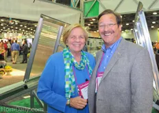 Lynn Hacket and Jeff Warschauer from Nexus Greenhouse Systems.