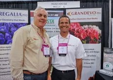 Trevor Thorley and Eric Mauler from Engage Agro are representing Marrone Bio Innovations' Grandevo and Regalia.