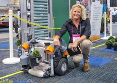 Kim Dorros of Harvest Automation.