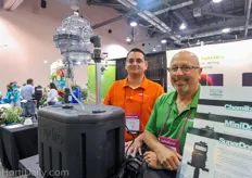 Matt Wellage of Hydro Systems Volumetric together with Tom Dorcey of Green.tek