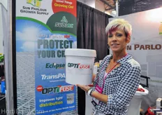 Tracy of Sun Parlour Grower Supply representing Sudlac's advance shading agents.