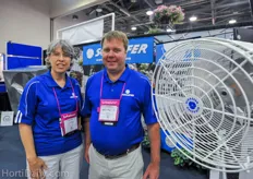 Pam and Bradley of Schaefer Ventilation Equipment.