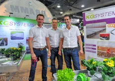 KG Systems' Bernardo Greeve, Floris Berghout and Ferry Greeve.