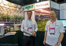 Gonçalo Moreira Neves from Valoya together with Erich Baumann of Argus Controls.