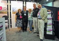 Pati, Mike, Nick and Michael of Evonik together with Monika Reimann of Reimann Emsdetten, who was also visiting the show.