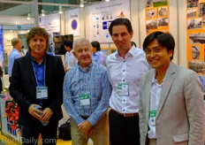 Marcel Schulte of HollandGaas, Dres Paauwe of Merosa, Marco de Bruijne of VB Climate and Hiraaki Tomita of Tomita Technologies Ltd..