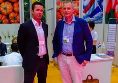 Michel Kauderer of Verkade Climate together with Ad de Koning of HortiMax