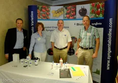 Peter Geerts of Syngenta together with his colleagues from Syngenta UK - Bioline ; Caroline Reid, Richard Binks and Peter Squires.