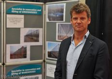 Vincent van den Dool of T.C. Van den Dool has still many work with raising older greenhouse structures.