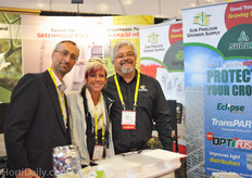 Sudlac's Bruno Leconte together with Tracey Young and Bruno Carnevale of Sun Parlour