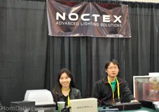 Alice Li and her colleague from Nocotex.